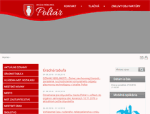 Tablet Screenshot of poltar.sk